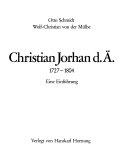 Copertina  Christian Jorhan d. A. : 1727-1804 : eine Einfuhrung